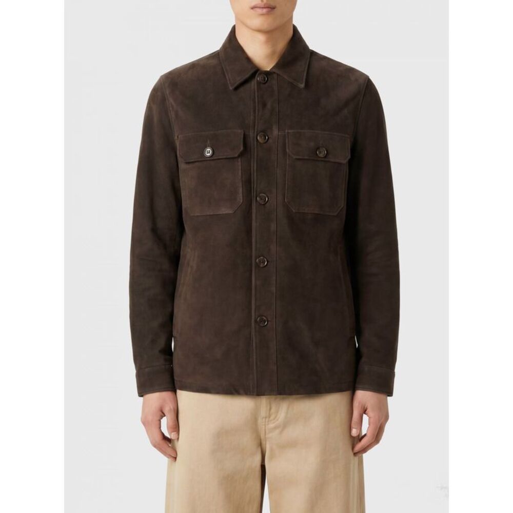 Moorer Jacket Men Brown